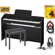 Casio Privia PX-860 PROB 88 Key Digital Piano Pro Bundle - Black, PX860BK PROB