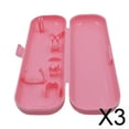 thumbnail image 1 of Estuche de viaje para cepillo de dientes 3x, estuche de viaje rígido para cepillo de dientes eléctrico, contenedores de viaje para cepillo de dientes 3 piezas, 1 of 10