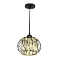 thumbnail image 2 of LED Pendant Light Fixture Ceiling Light Fixture Chandelier Modern Adjustable Black White Light, 2 of 9