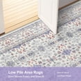 thumbnail image 6 of Area Rug 8’ x 10’, Bohemia Vintage Eclectic Floral Pastel Area Rugs, Non Slip Rug Low Pile for Bedroom, Living Room, Dining Room, Office, 6 of 7