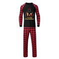 thumbnail image 2 of Uaswgudfs Men's Christmas Pajama Set, Elf Squad Family Plaid Long Sleeve Top & Pants, Family Matching Loungewear Sleepwear for Dad - Walmart Popular Festive Pajamas, 2 of 5