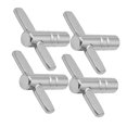 thumbnail image 4 of GOOHOCHY 4Ud Llave Para Batería Estándar En Metal Plata Con Superficie Y Resistente, 4 of 8