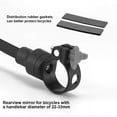 thumbnail image 5 of Parts Bicycle Rear View Mirror with Gasket, 360° Adjustable Bicycle Mirror Handlebar Mount, HD Wide Angle Secure Cycling Rear View Mirror for Mountain Road Bike, 5 of 5