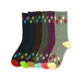 thumbnail image 2 of Gravity Threads Chaussettes Chics Uniques pour Femmes Assortiment 6 Paires, Losanges Foncés, 2 of 2