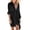 Black, variant on Swimming Suits for Women Long Sleeve Chiffon Beach Cardigan Womens Cover Ups for Swimwear Loose Cover Up Top White,S