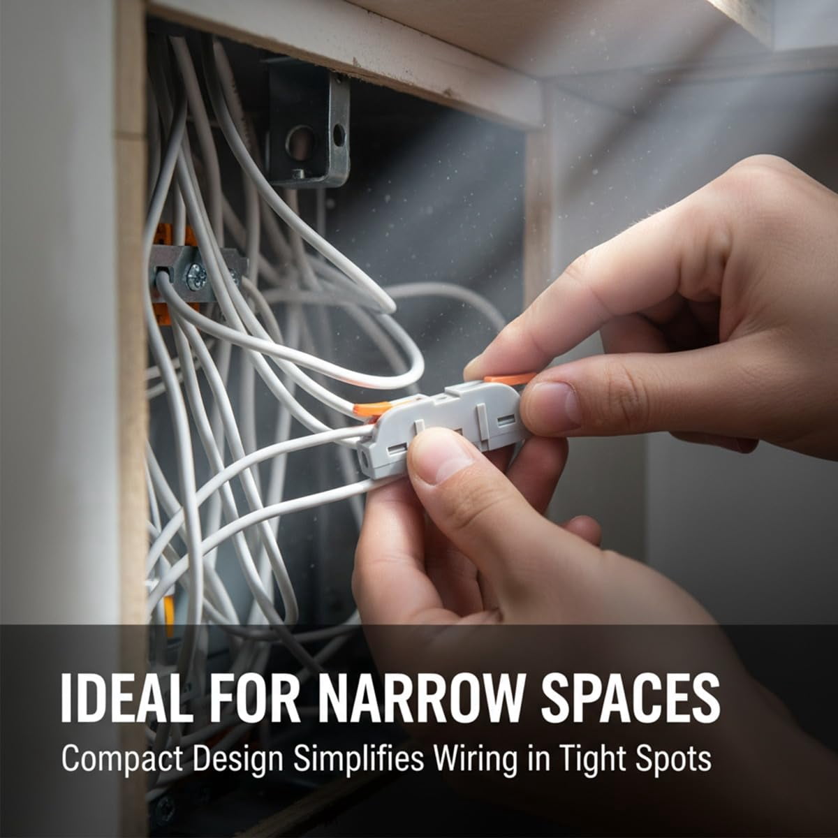 2026 Upgrade Universal Quick Lever Electrical Wire Connectors 12-24AWG Push-in Terminals for Home Wiring