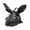 Black, variant on Women PU Leather Bunny Masks Masquerade Party Mask for Cosplay Halloween Costume Accessory