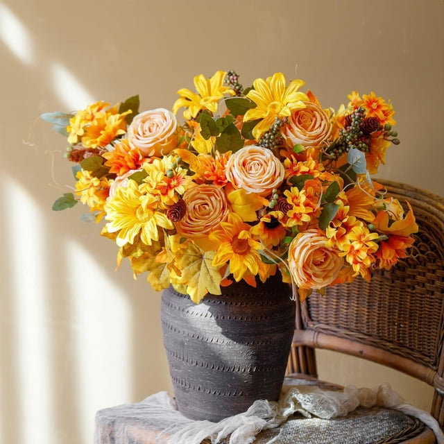 Flores de simulación, peonías europeas, flores falsas, arreglos florales hechos a mano, decoración para el hogar y la sala de estar.