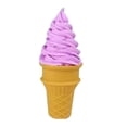 thumbnail image 2 of Cono de helado falso, modelo de helado artificial, decoración de pasteles, juguete de comida de imitación Violeta, 2 of 8
