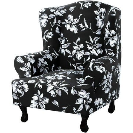 Ecchou Printed Wingback Chair Slipcover, Cost To Slipcover A Wingback Chair