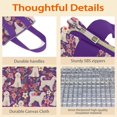 thumbnail image 4 of Goldendoodle Dog and Flower Floral Insulated Lunch Bag for Women & Adults,Large Portable Soft Cooler Lunch Bag,Thermal Food Storage Tote with Pearl Cotton,8.66L,8.75x5.75x9.5 Inch, 4 of 6