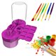 thumbnail image 3 of Cleanes Pintura Pincel Máquina Limpieza Dispositivo Con Botón Drenaje Circulación Automática para La Paleta Acuarela Acrílica Pinturas A Base, 3 of 9