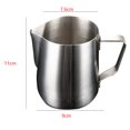 thumbnail image 4 of Toystoory Jarra de café espumoso de acero inoxidable, taza de flores, capuchino, leche, tazas de café expreso, Latte Art, espumador de leche, jarra para Type5 NO5 Toystoory JJ25248-03B, 4 of 6