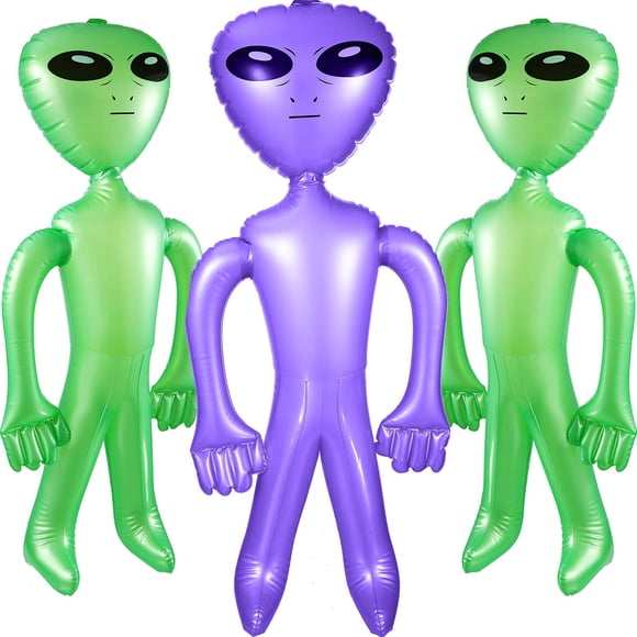 Juguete inflable Jumbo Alien BBTO para fiestas, 35 cm