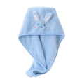 thumbnail image 2 of Wooowa Bunny Pattern Coral Fleece Soft Absorbent Towel, for Men Women Face Washing Bathing and Hair Drying, 2 of 6