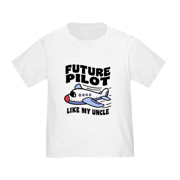 CafePress - Future Pilot Like My Uncle Toddler T Shirt - Cute Toddler T-Shirt, 100% Cotton