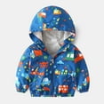thumbnail image 1 of DPTALR Toddler Baby Boys Girls Pattern Cute Zipper Pocket Windproof Jacket Coat, 1 of 3