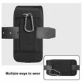 thumbnail image 4 of y Cell Phone Belt Bag Nylon Holster Belt Bag, 4 of 5