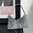 thumbnail image 3 of Bolso Noche para Axila Pequeño Brillante Con Lentejuelas Versátil Fiesta Y Boda, 3 of 9