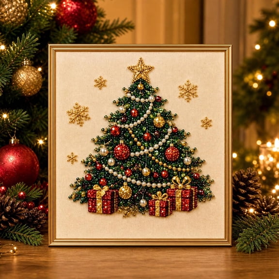 Pearl Art Kits for Adults Christmas, Christmas Pearl Diamond Art