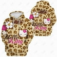 thumbnail image 2 of Hello Kitty Sweat à Capuche Imprimé pour Femmes, Col Rond, simple, Oversize, Mode Décontractée, Vêtements de Sport pour Femmes, 2 of 6