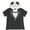 Jack Pinstripe Black, variant on Disney Nightmare Before Christmas Baby Girls' Cosplay Short Sleeve Hooded T-Shirt Sally Patchwork Multi