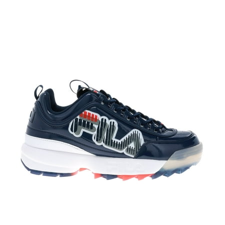 Fila Disruptor II Graphic Mens Shoes Size 12, Color: Navy Blue/White