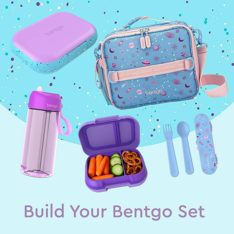Bentgo® Kids Chill Lunch Box - Confetti Designed Leak-Proof Bento &  Removable Ice Pack 4 Compartments, Microwave Dishwasher Safe, Patented,  2-Year
