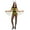 Yellow, variant on TheFound Women Halloween Costume Classic Striped Bee Bodysuit Collar Wings Set for Cosplay Role-Playing Party Outfits