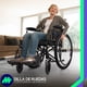 thumbnail image 2 of MEDICAL STORE Silla De Ruedas Ligera Adulto Mayor Todo Terreno Traslado Plegable Compacta Con Freno De Mano Rehabilitación Con Descansa Pies Abatible, 2 of 9