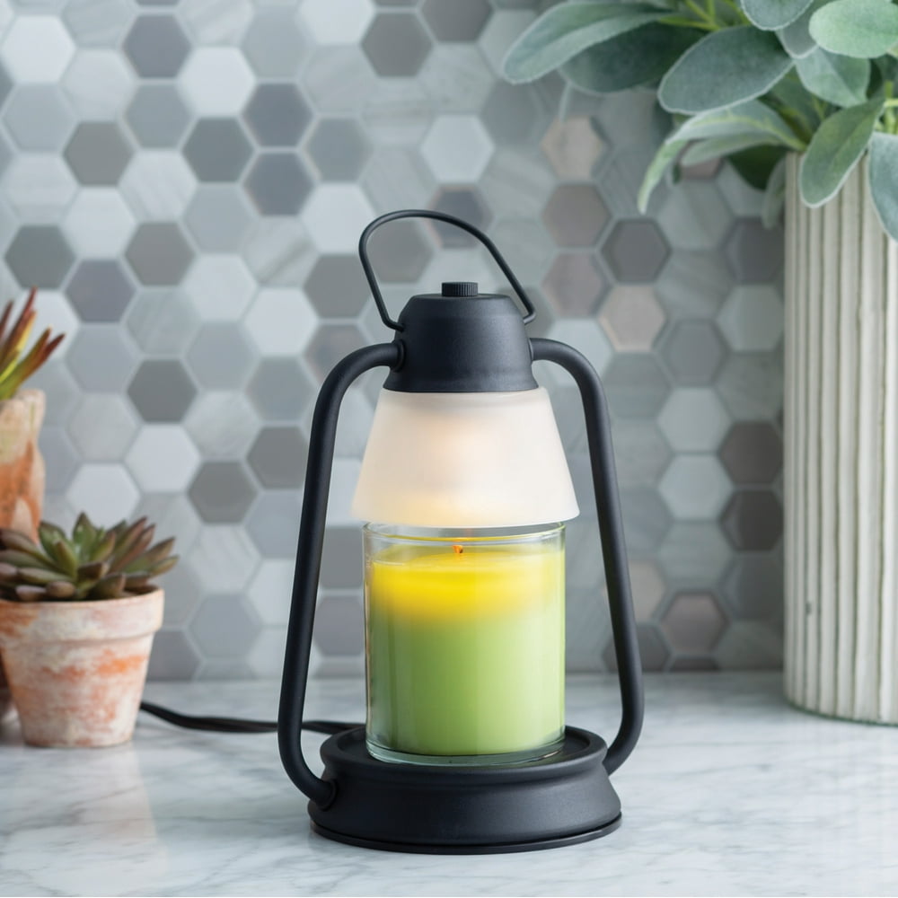 CANDLE WARMERS ETC Beacon Candle Warmer Lantern, Black