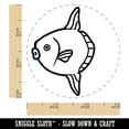 thumbnail image 2 of Mola Mola Ocean Sunfish Rubber Stamp for Scrapbooking Crafting Stamping - Small 3/4 Inch, 2 of 7