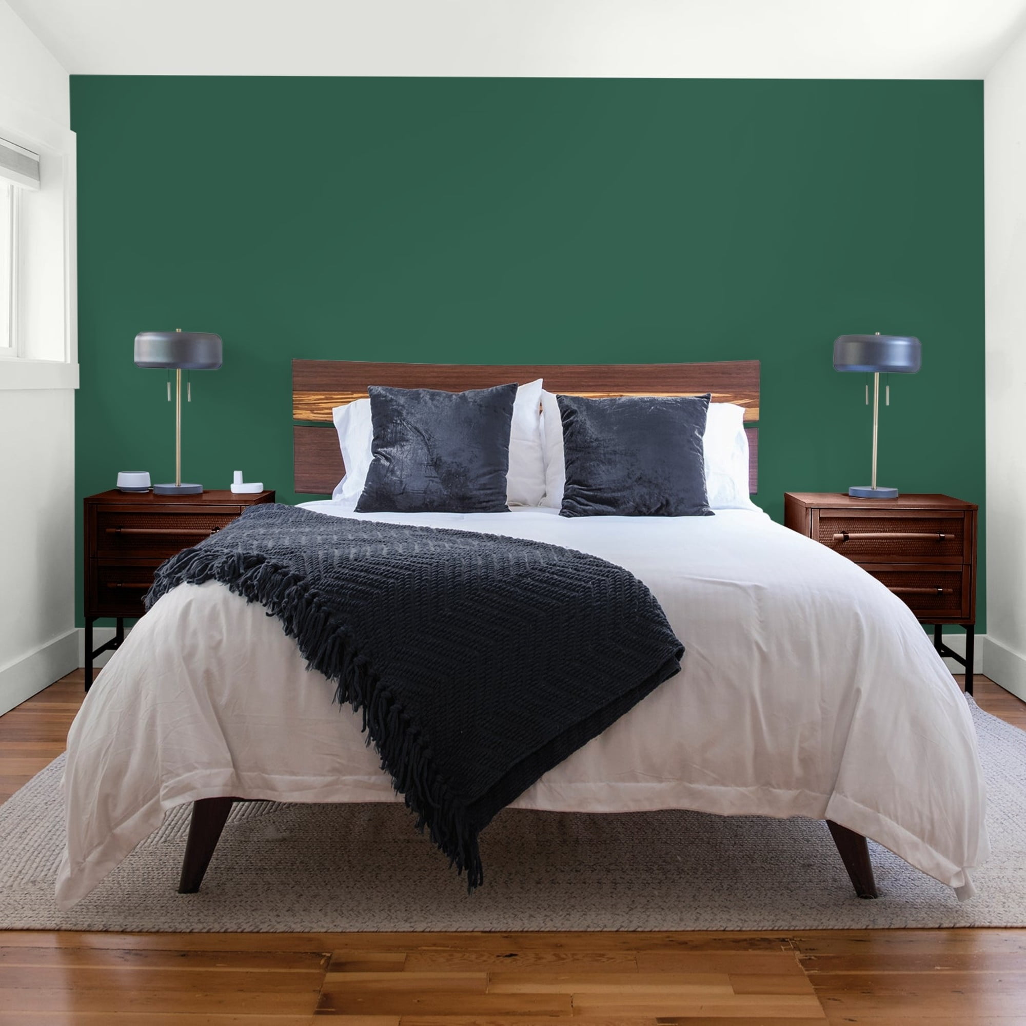 Glidden High Endurance Plus Billiard Green Flat Interior Paint and Primer, 1 Gallon