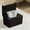 Black, variant on Tissue Cover Box, Plastic Organizer for Facial Paper & Phone, Suitable for Kitchen Bathroom, Easy to Refill & Durable, Stylish & Practical Design