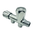 thumbnail image 2 of Desviador de grifo de baño, salida de interruptor doble, válvula de ángulo de 3 vías de cobre, divisor de control doble para lavabos, hoteles,, 2 of 9