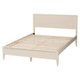 thumbnail image 4 of Baxton Studio Primrose Mid-Century Platform Bed, King, Ivory, 4 of 9