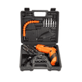 thumbnail image 1 of Kit  Atornillador Inalambrico De 3.6v, De 46 Piezas. Naranja, 1 of 5