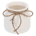 thumbnail image 2 of Ceramic Vase Decorative Flower Vase Office Flower Container Vertical Grain Vase, 2 of 9