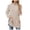 Beige, variant on Ediodpoh Women's Half Turtleneck Long Sleeved Loose Split Pocket Sweater Top Womens Sweaters Light Gray L