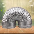 thumbnail image 3 of Eease 2m Aluminum Foil Ducting Dryer Vent Hose for Exhaust Ventilation, 3 of 6