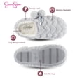 thumbnail image 3 of Jessica Simpson Womens Plush Slip-On Clogs - Memory Foam Slipper House Shoe with Hearts and Pom Poms, 3 of 9