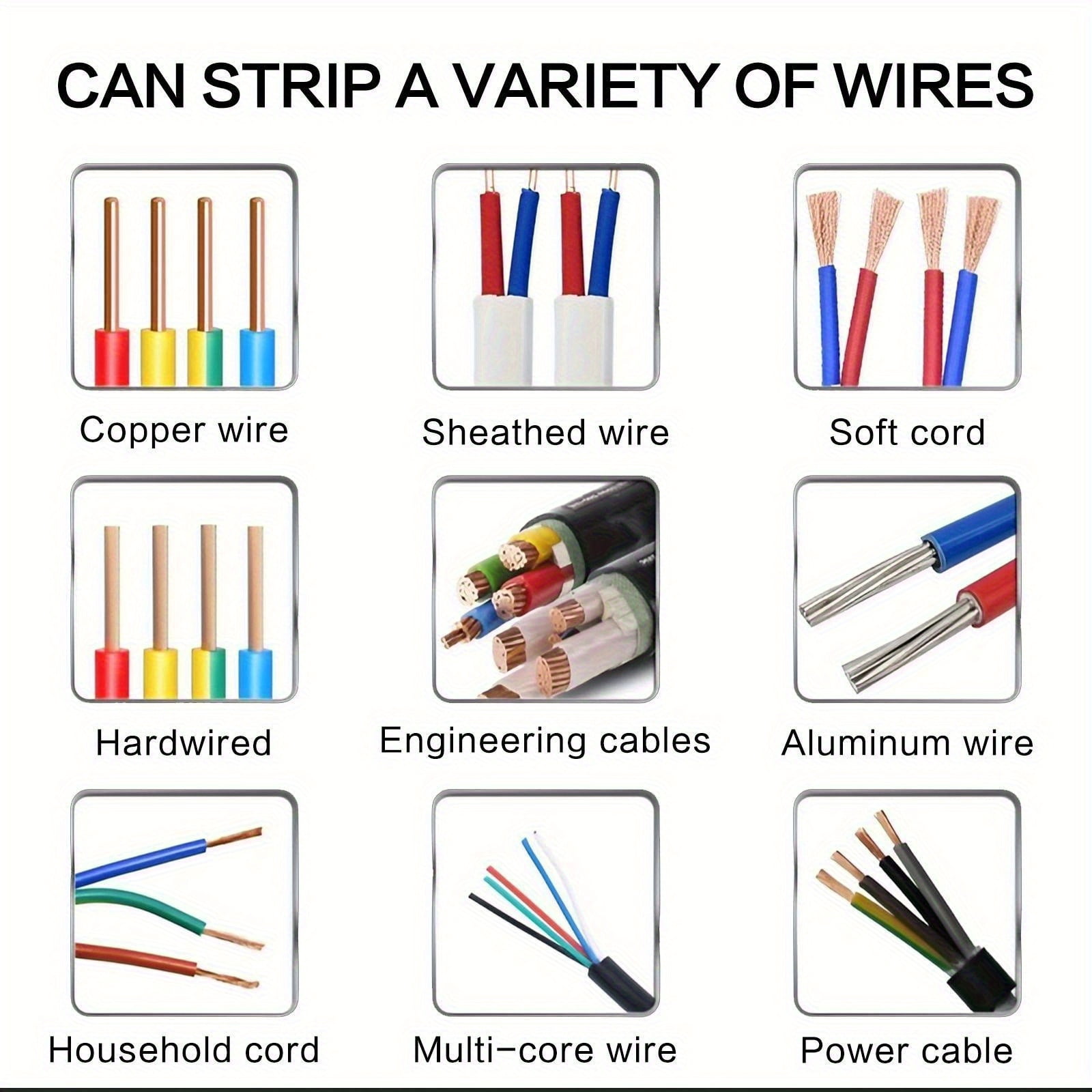 Multifunctional Portable Electric/Manual Wire Stripper - Compact waste cable stripper, suitable for household and industrial wire recycling, highly efficient and durable.