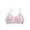 Purple, variant on Xdegoge Nursing Bras for Breastfeeding and Pumping Wireless Seamless Breathable Adjustable Strap Bralettes with Removable Pads Full Coverage Bra