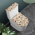 thumbnail image 2 of HELLHERO Toilet Seat Covers Set & Elastic Edge Bathroom Toilet Lid Cover for Toilet, Elastic Fabric, Easy Care, 2 of 8