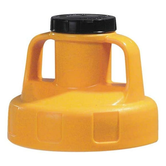 Oil Safe Utility Lid,Yellow,Plastic,4 3/4 in H 100209