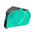 thumbnail image 1 of Cubierta de bicicleta Uxcell impermeable para exteriores 75" de poliéster, anti polvo, lluvia, viento, nieve, cubiertas para bicicletas con agujeros para candado, negro y verde lago, 1 of 6