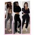 thumbnail image 5 of 4 Pack Joggers for Women - Sweatpants with Pockets Lightweight Comfy Pants for Workout Travel Lounge, 5 of 6