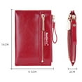thumbnail image 2 of ZTTD Fashion Style Trifold Small Wallet PU Leather Women Wallet Purse Card Wallet A, 2 of 3
