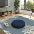 thumbnail image 6 of Covers & All Sunbrella Indoor/Outdoor Floor Pillow, 22 Inch Circular Cushion Cover with Insert, 6 of 8