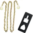 thumbnail image 3 of T Post Puller Plate with 47in Chain - Heavy-Duty Steel - Farm & Garden Equipm..., 3 of 5